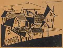 Antonio Frasconi, Greensboro, VT, woodcut, 1948