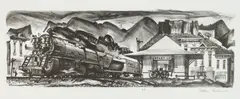 Edwin L. Fulwider, Untitled, lithograph