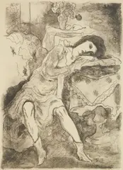 Emil Ganso, Joyce, lithograph, 1932