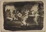 Dias De Fiesta by George O. Pop Hart, aquatint, ca. 1920, offered Dec 2025