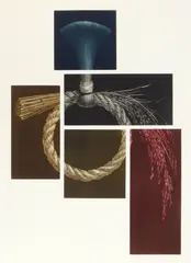 Division- Work No. 46 mezzotint by Katsunori Hamanishi, 1994, mezzotint, offered Dec 2025