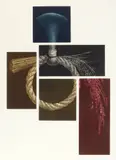 Katsunori Hamanishi, Division- Work No. 46 mezzotint, 1994, mezzotint
