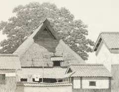 Ryohei Tanaka, Untitled, etching, 1992