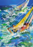 LeRoy Neiman, High Sea Sailings, serigraph in color