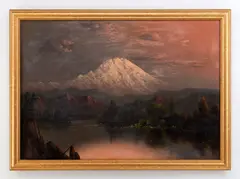 Eliza Barchus, Mt Rainier, oil on canvas