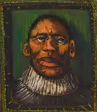 Portrait of Man by Albert Pels, oil on canvas (unstretched), offered Dec 2025