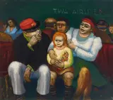 TWA Airline by Albert Pels, Oil on canvas (unstretched), offered Dec 2025