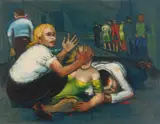 Hit and Run Casualty by Albert Pels, Oil on canvas (unstretched), offered Dec 2025