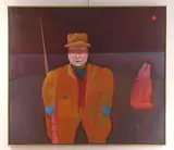 Mary Spain, Ringmaster #4, oil on canvas