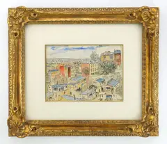 Élisée Maclet, Le Maquis, watercolor on paper