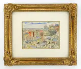 Élisée Maclet, Le Maquis, watercolor on paper