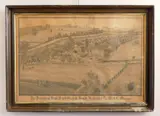 Ferdinand Brader, The Property of Uriah R. and Elizabeth Oswalt, Washington Tp., Stark Co., Ohio, 1886, graphite on paper, 1886
