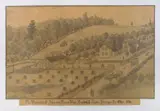 Ferdinand Brader, Property of John and Maria Wise, Portage Co., Ohio, 1886, graphite on paper, 1886