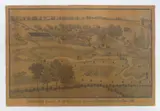Ferdinand Brader, Residence of Samuel B. and Catharine Bowers, Marlboro, Stark Co., Ohio, 1887, graphite on paper, 1887