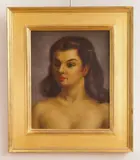 Clyde Singer, Henrietta, oil on canvasboard, 1941