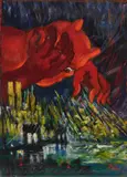 The Kaputz of Mother Earth by Albert Pels, oil on canvas, offered Oct 2025