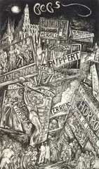 11:45 P. M by Letterio Calapai, etching and aquatint, 1947, offered Oct 2025