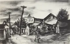 Beatrice Mandelman, The Patch, lithograph, ca. 1936-42
