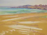 Along the Shore by William Joseph Eastman, watercolor on paper, offered Oct 2025