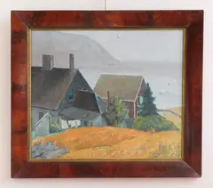 George Adomeit, Monhegan Fog, oil on Masonite, 1946
