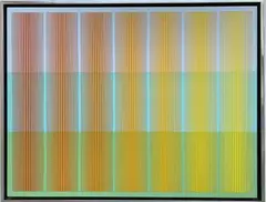 Richard Anuszkiewicz, Morning Veils, acrylic on plywood, 1969