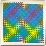 Edwin Mieczkowski, No. 44 Foksal, oil on mounted on Masonite, 1966