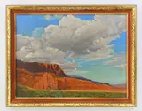William S. Gisch, South West Scene, oil on canvas board, 1971