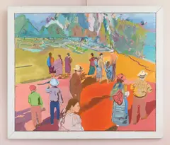 Phyllis Seltzer, Machu Pichu Journey, oil on canvas, 1980