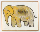 Scott Miller, Elephant, oil on canvas, 1985