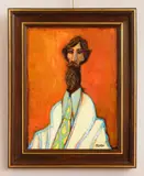 David Adickes, The Summer Gentleman, oil on canvas