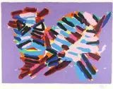 Innocent Cat by Karel Appel, lithograph in colors on Arches paper, offered Apr 2024