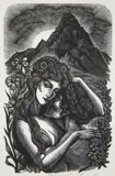 Fritz Eichenberg, Eleanora wood, engraving, 1979