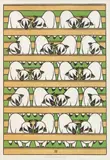 Jacques Hnizdovsky, Lambs, linocut in colors, 1978