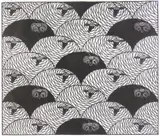 Jacques Hnizdovsky, Resting Sheep, linocut, 1983