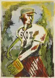 James Mc Connell, Sox Pitcher, silkscreen in colors