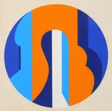 Peter Chinni, Tondo One, silkscreen in colors, 1970