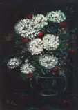 Floral Still Life by Albert Pels, oil on canvas (unstretched), offered Sep 2025