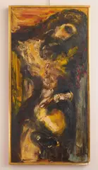 Joachim Probst, Crux, oil on canvas, 1955