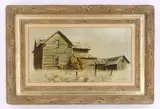 Albert Schroder, Great Gramm's Rose, oil on Masonite