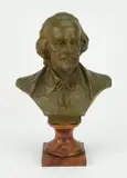 Hans Müller, Shakespeare, bronze sculpture