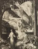 George Bellows, Farewell to Utopia, lithograph, 1923