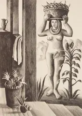 Julio de Diego, Composition, lithograph