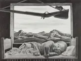 Rockwell Kent, Heavy, Heavy Hangs Over They Head, lithograph, 1946