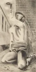 Shooting Dice by James Mc Connell, lithograph, 1942, singed, offered May 2025