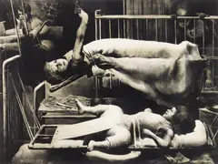 Robert Riggs, Children's Ward, lithograph, 1940