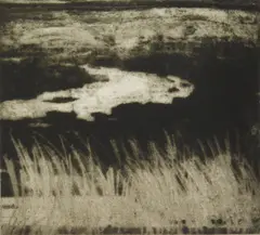Norman Ackroyd, Riverscape, aquatint, 1975