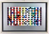 Yaacov Agam, Untitled, silkscreen in colors