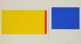 Ilya Bolotowsky, Untitled, serigraph in colors
