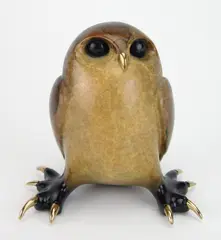 Tim "Frogman" Cotterill, Owlette, bronze sculpture, 2018