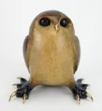 Tim "Frogman" Cotterill, Owlette, bronze sculpture, 2018